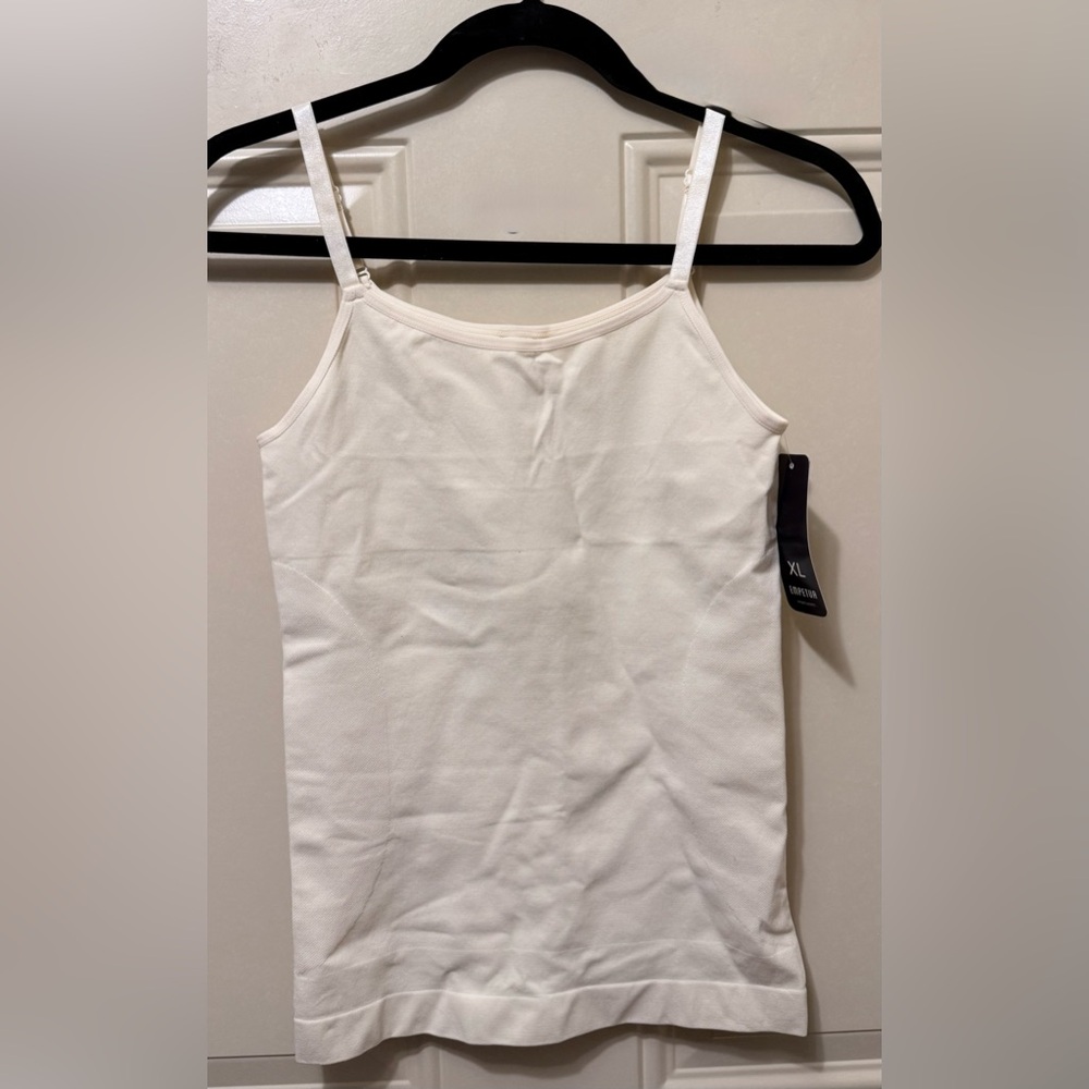 Empetua Scoop Neck Shaper Cami Adjustable Straps Size XL Ivory